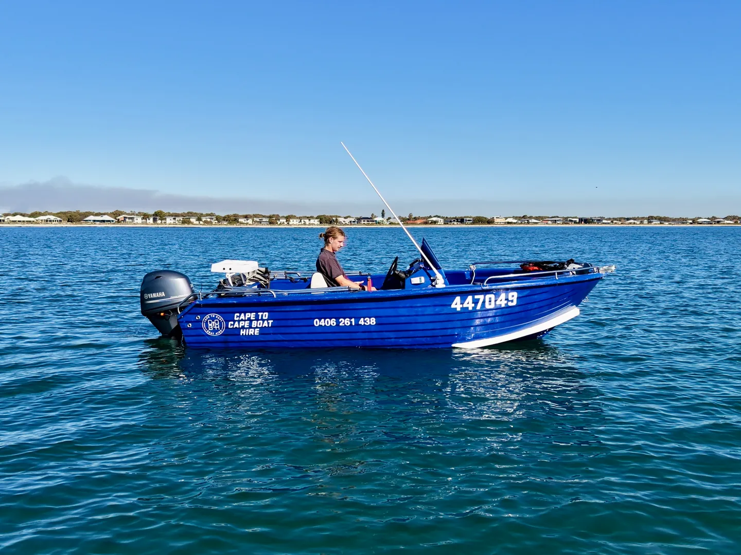 P70 Polycraft 70hp on the water