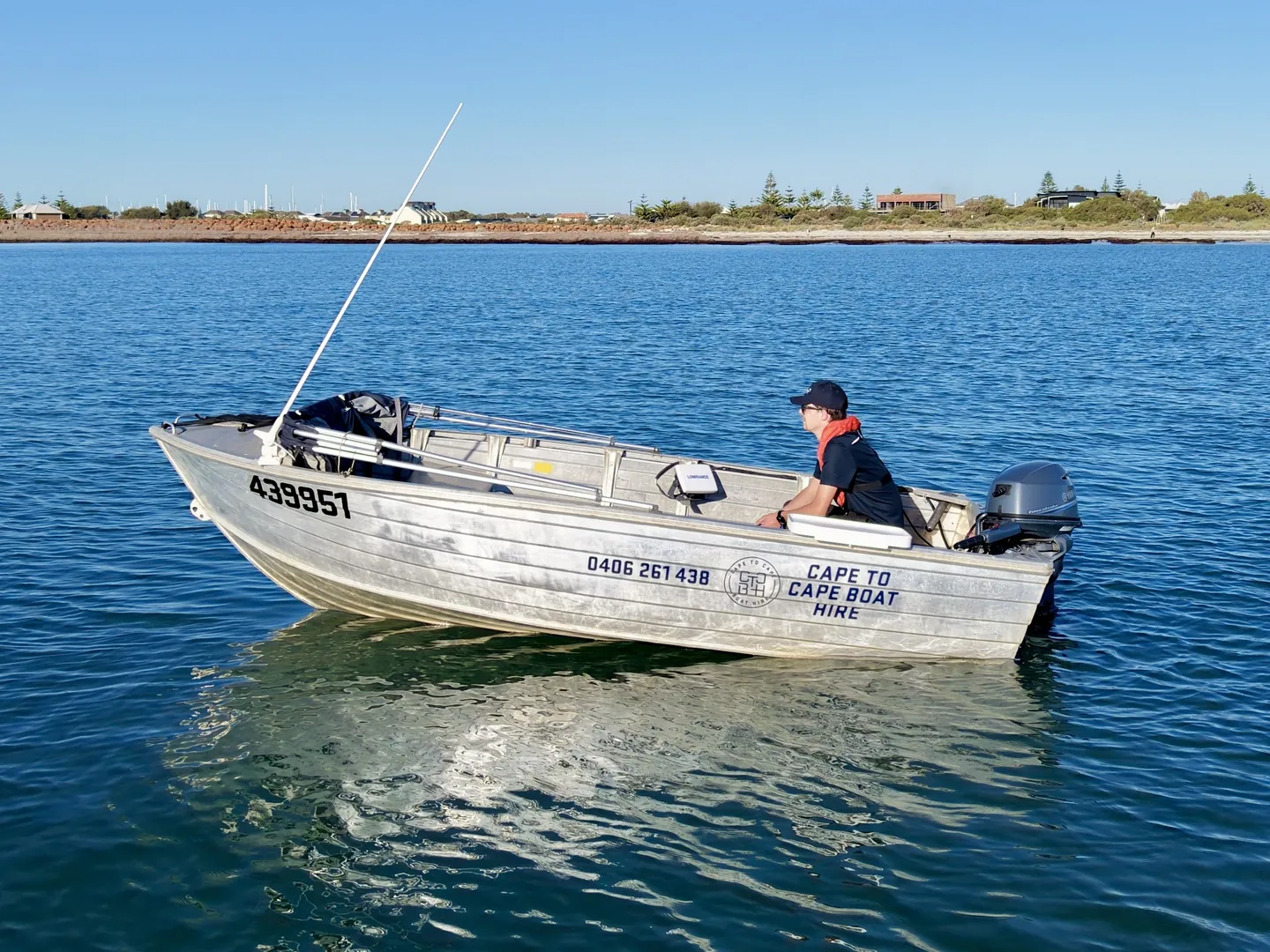D25 Quintrex 25hp on the water
