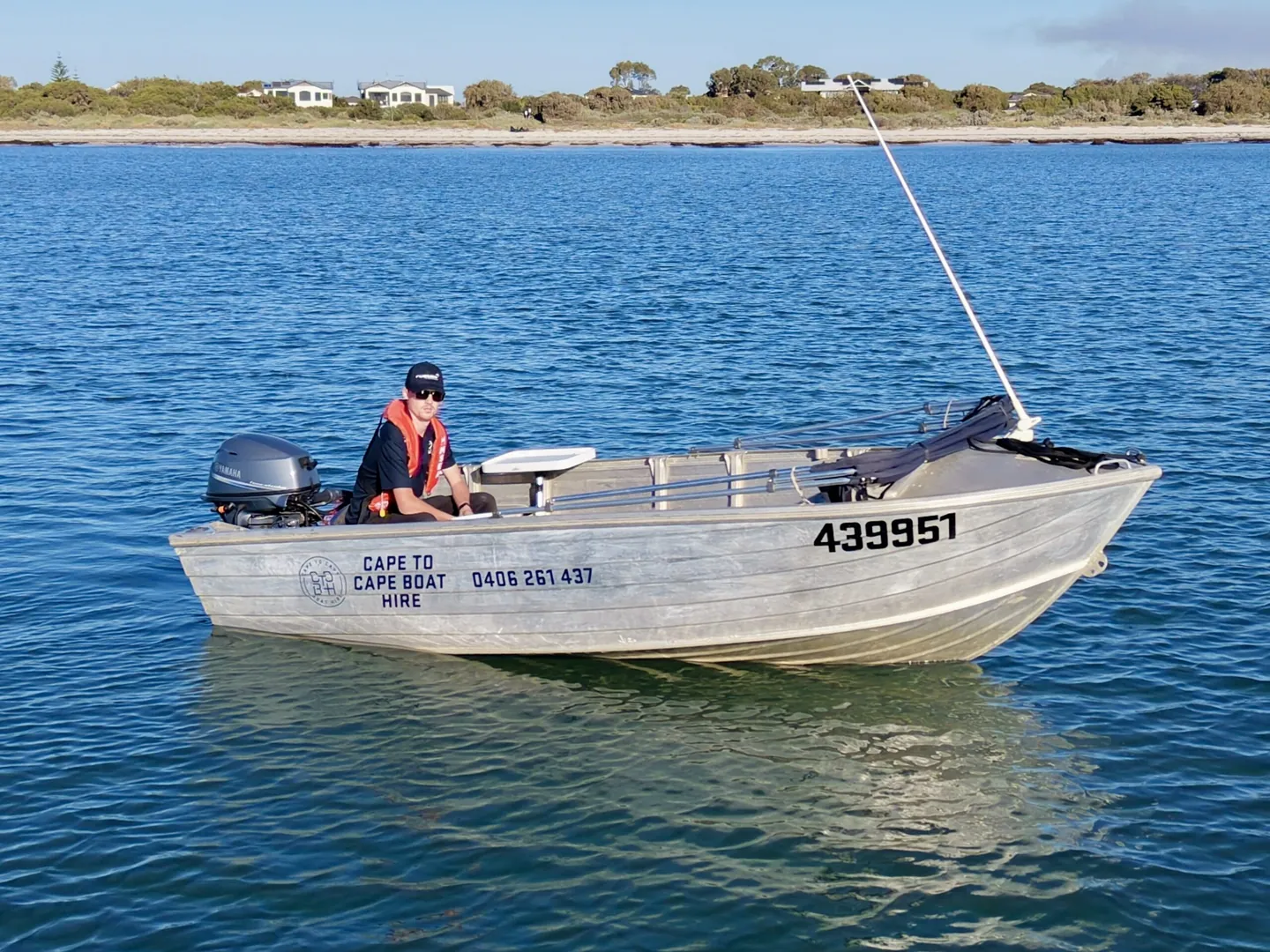 D25 Quintrex 25hp on the water